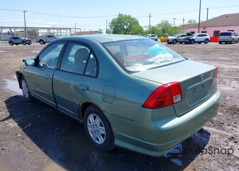 2004 Honda Civic Lx z USA, uszkodzony, nr VIN 2HGES15554H591164